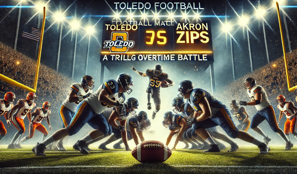 Toledo Football vs Akron Zips Football Match Player Stats