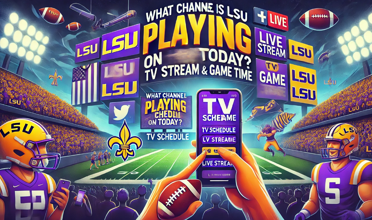 What Channel is LSU Playing on Today